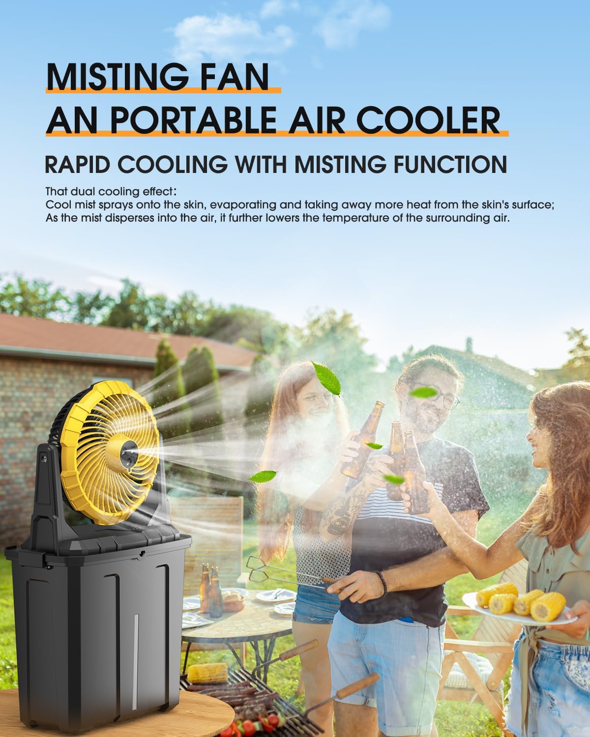 Portable Misting Fan