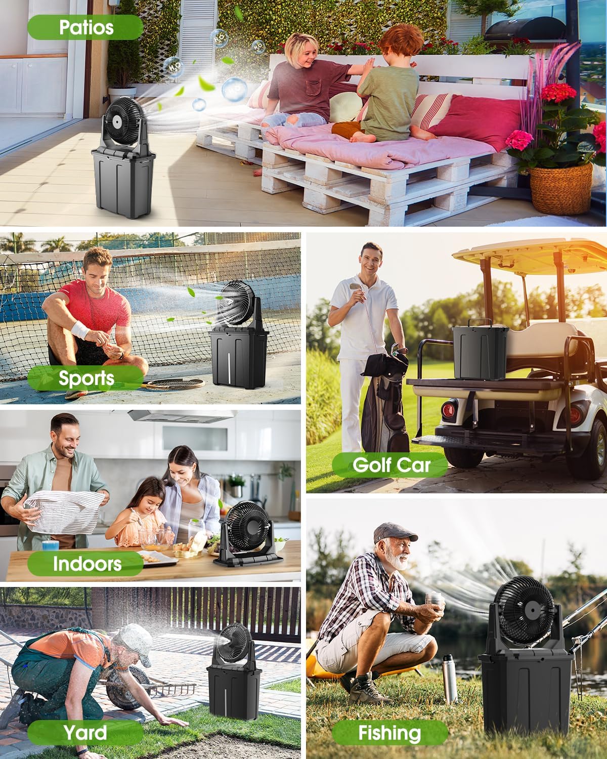 Portable Misting Fan